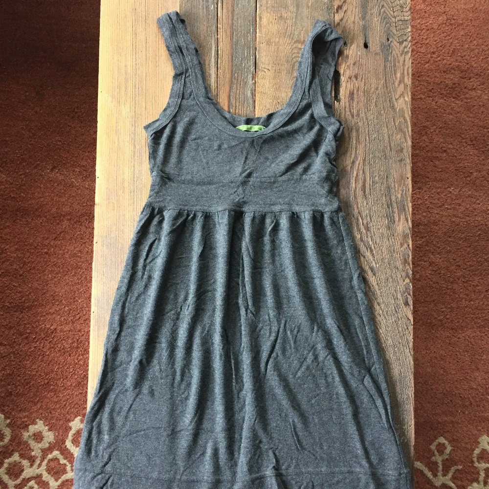 Gray babydoll sundress